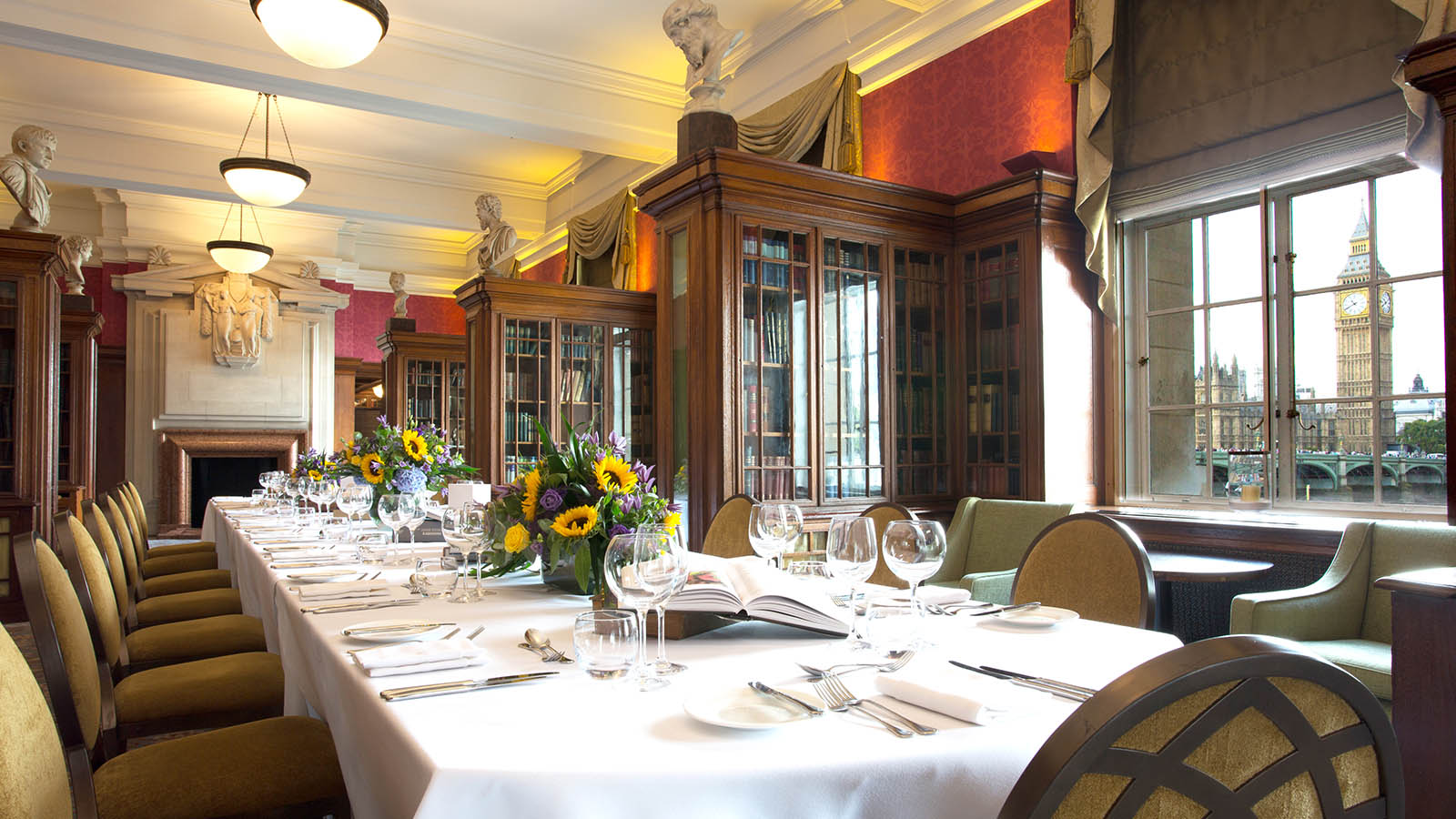 Dining with a view at The Library