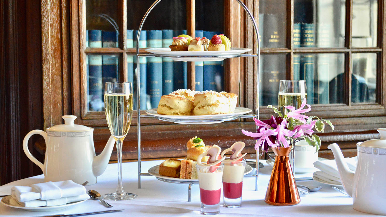 Free-flowing bubbles Afternoon Tea